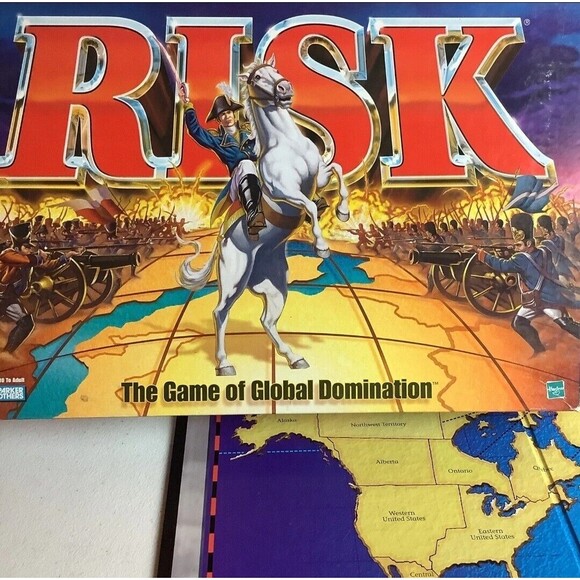 1993 Risk Board Game by Parker Brothers Missing Rule Book Very Good Condition - Picture 2 of 10